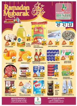Ramadan Offers – Grocery Deals at Electra Branch In Besto Hypermarket Abu Dhabi