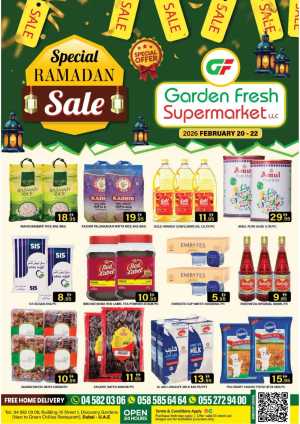 Special Ramadan Sale 2026 In Garden Fresh Dubai