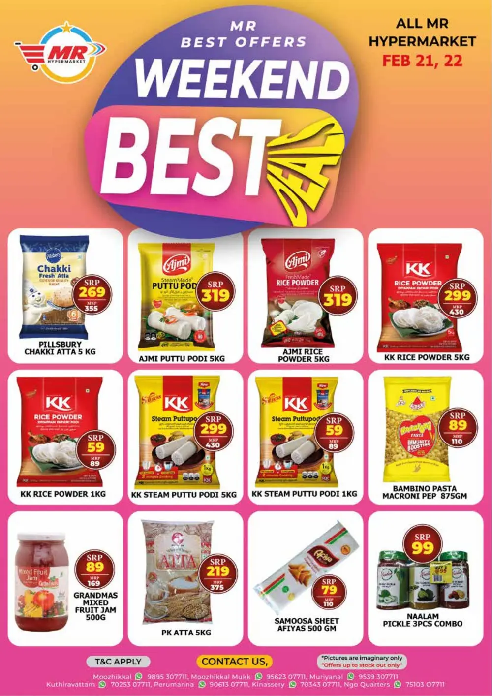 Calicut Weekend Best Deals - Feb 21 & 22  Lowest Grocery Prices