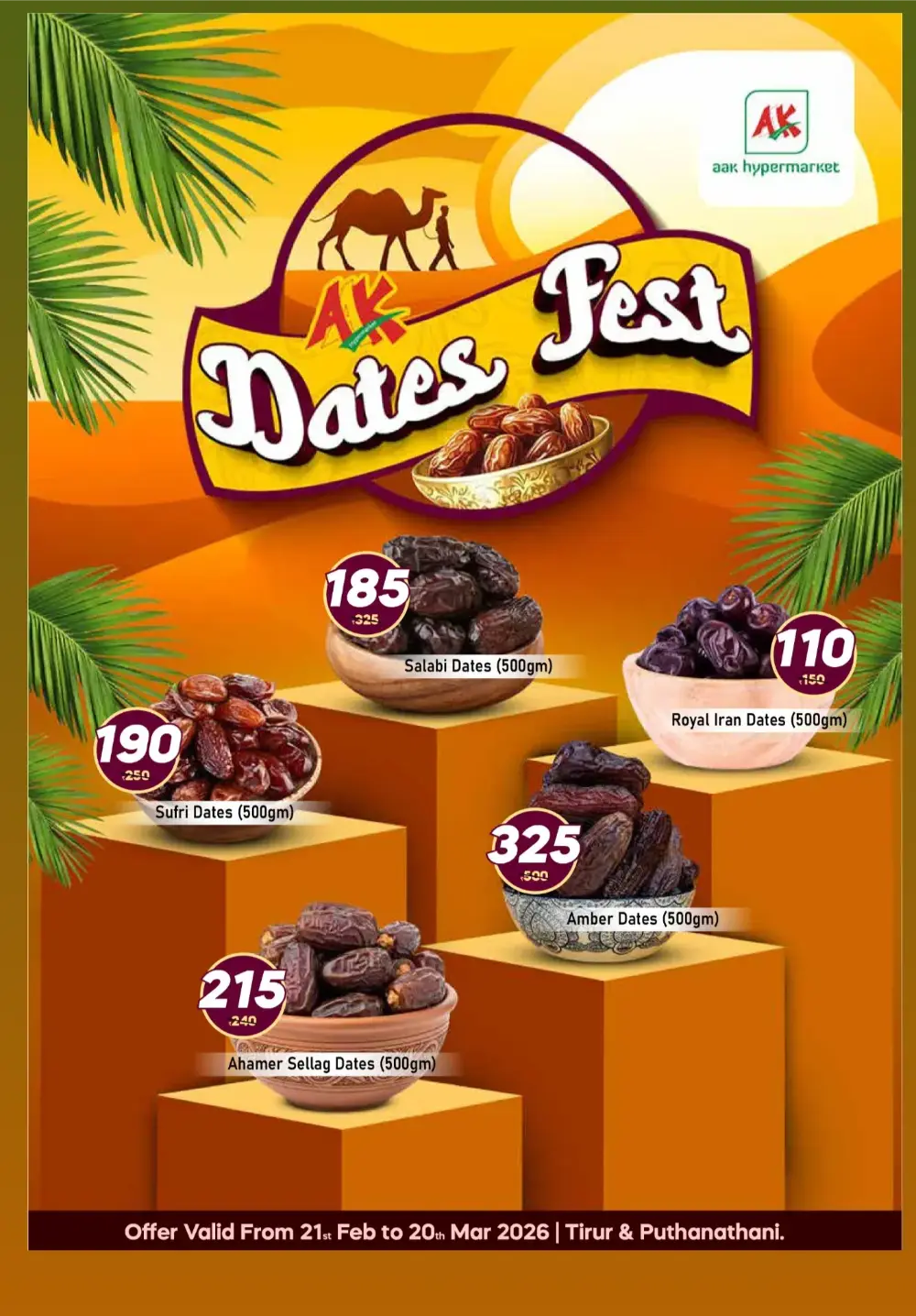 Dates Fest Offers | Up to 50% Off on Premium Dates