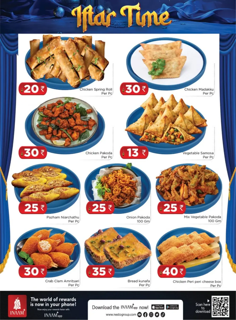 Iftar Snacks Menu | Ramadan Special Deals