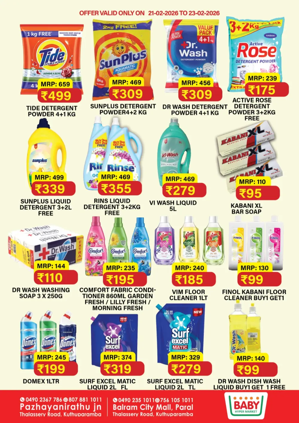 Big Sale Offers Feb 21-23