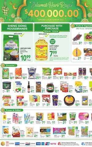 Hari Raya Grand Lucky Draw & Grocery Deals 2026 In Sheng Siong Singapore