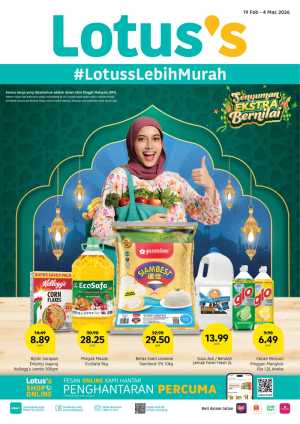 Senyuman Ekstra Promo In Lotus's Kuala Lumpur,Labuan,Putrajaya,Johor,Kedah,Kelantan,Malacca,Negeri Sembilan,Pahang,Penang,Perak,Perlis,Sabah,Sarawak,Selangor,Terengganu