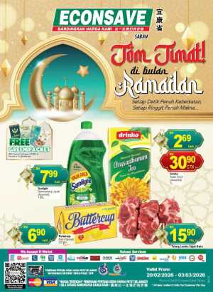 Sabah Ramadan Deals – Low Price & Best Offers In Econsave Sabah