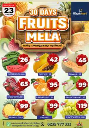 Fruits Mela In Wagonmart Calicut