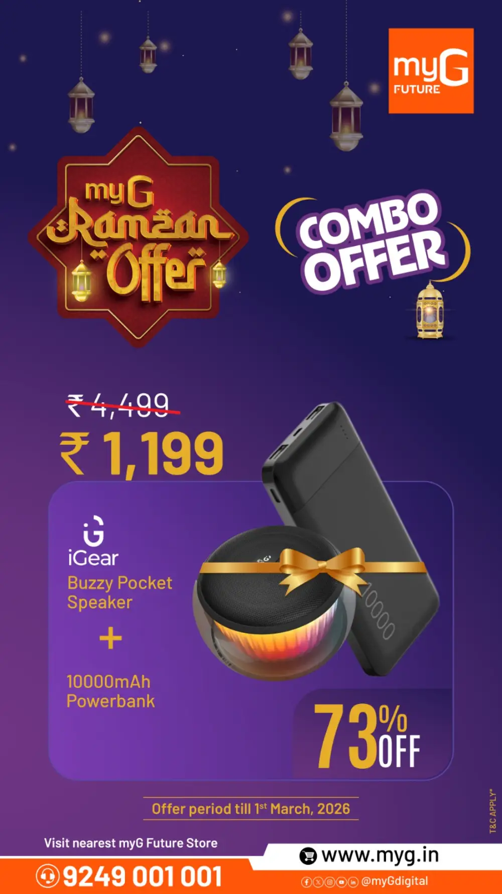 myG Ramzan Offer 2026 | Best Tech Combos in Kerala