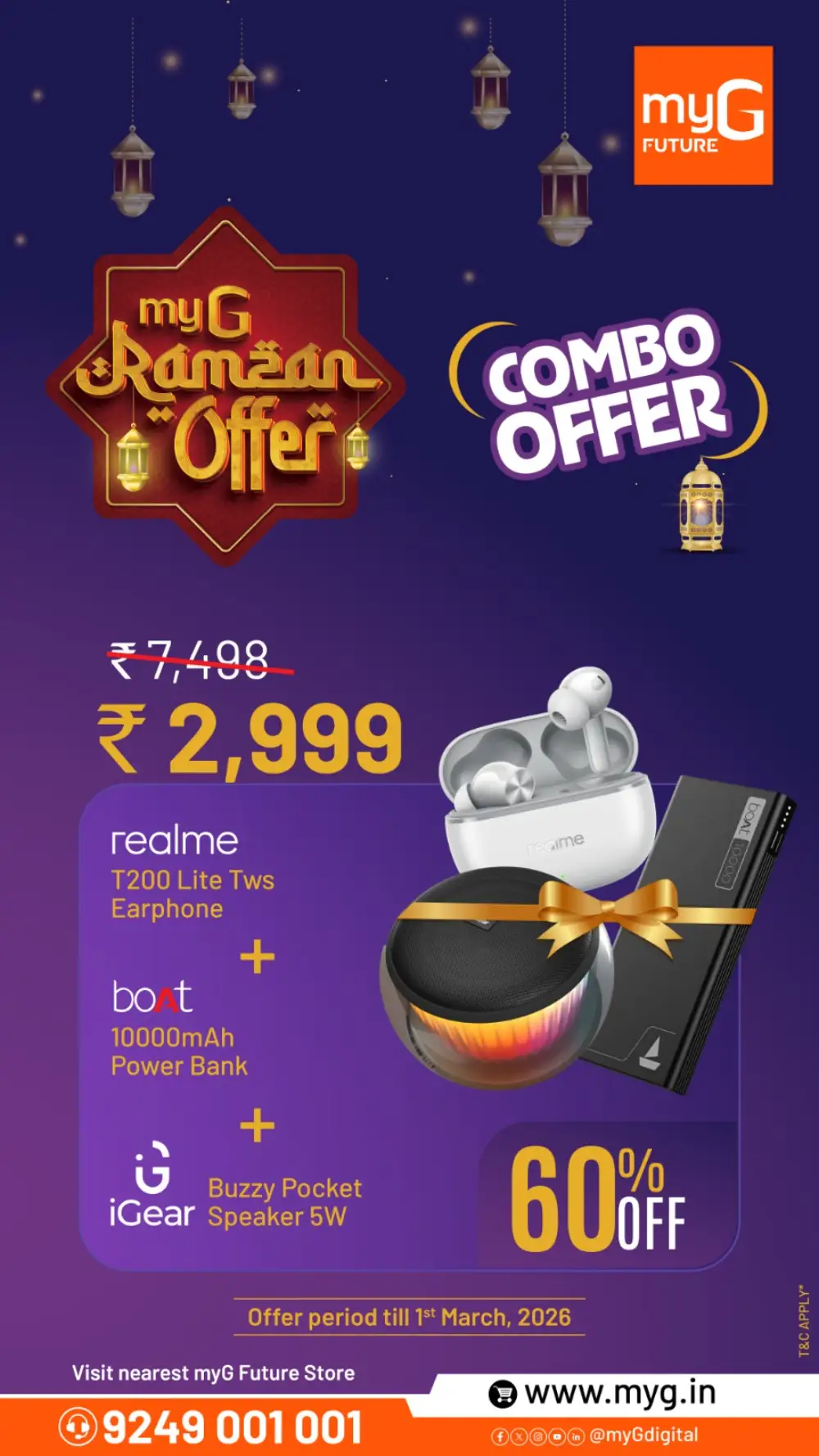 myG Ramzan Offer 2026 | Best Tech Combos in Kerala