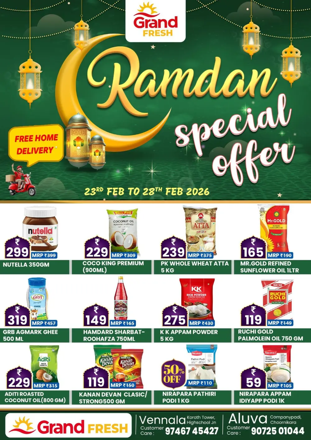 Grand Fresh Ramadan Sale 2026 | Grocery Deals in Vennala & Aluva