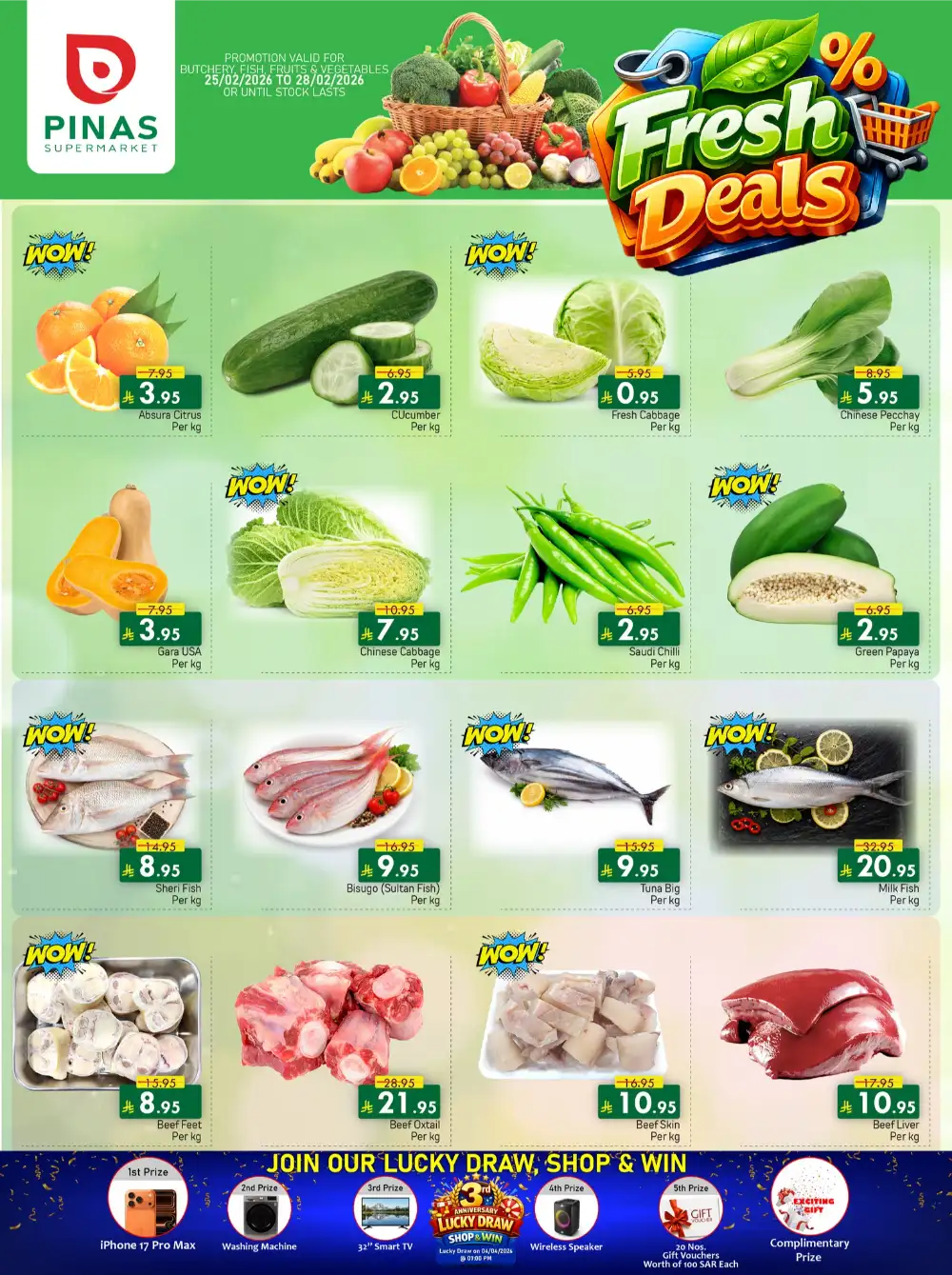 PINAS Supermarket Riyadh | 3rd Anniversary Mega Sale Deals