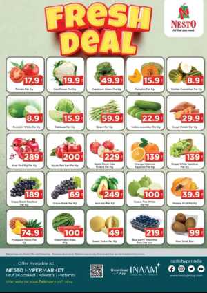 Fresh deals In Nesto Hypermarket Calicut,Malappuram,Palakkad