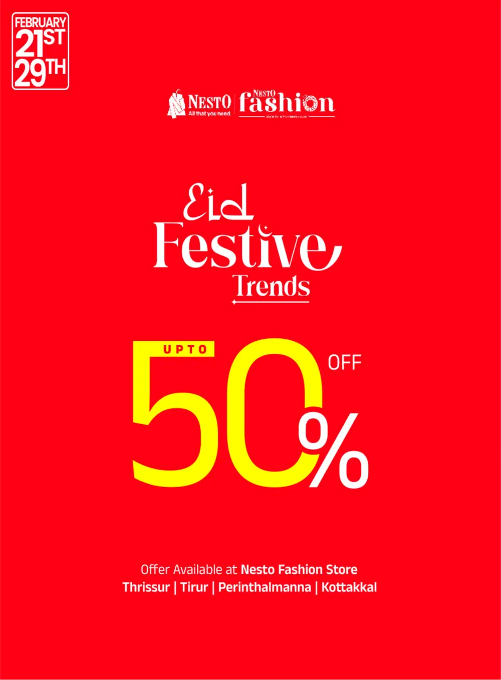 Nesto Tirur 100, 200, 300 Sale | Feb 25 – Mar 01 Offers