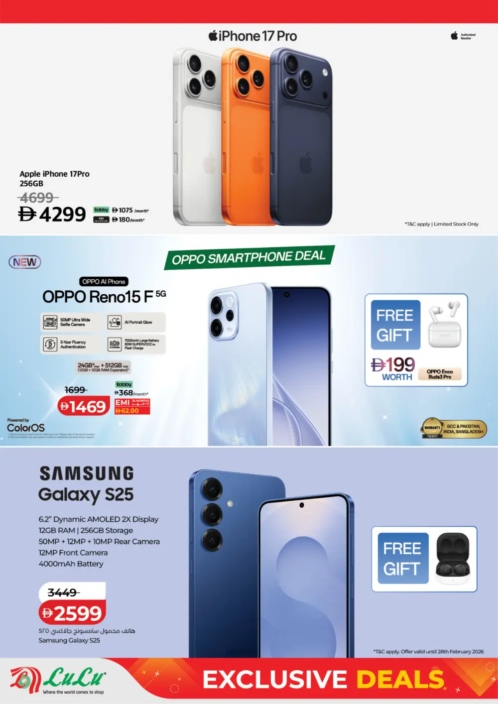 LuLu Abu Dhabi Exclusive Deals | Electronics & Home Offers Feb 2026