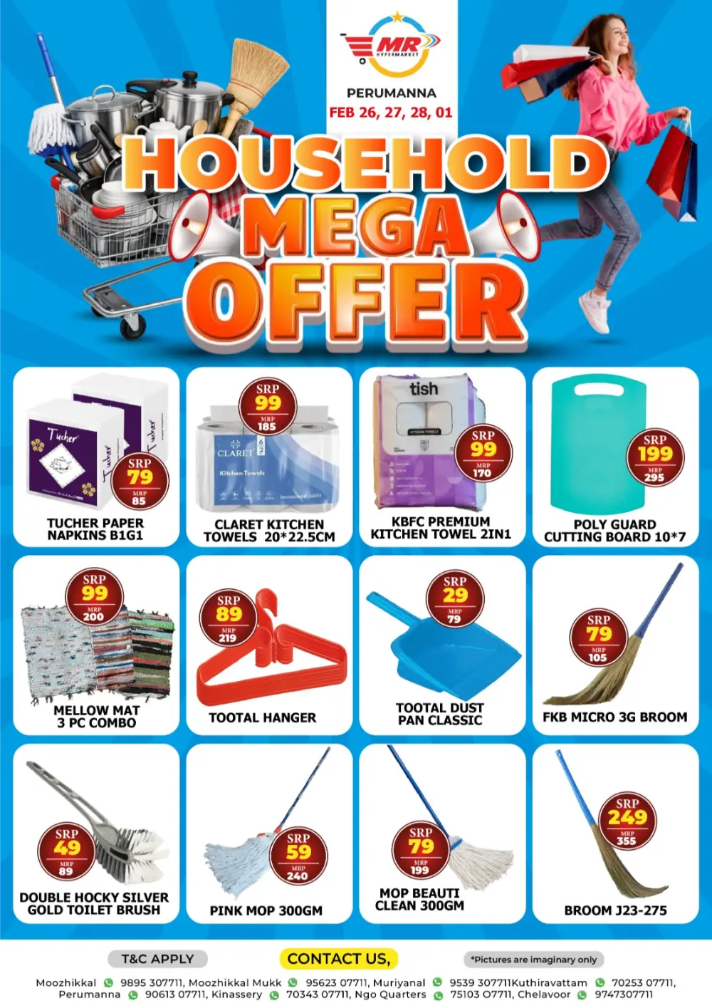 MR Hypermarket Perumanna | Household Mega Offer Feb 26 – Mar 01