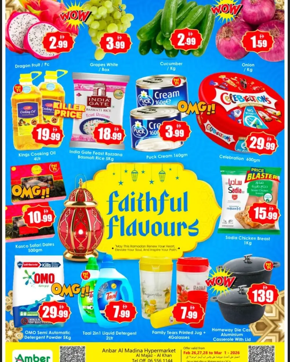 Ramadan Grocery Offers in Al Majaz & Al Khan | Feb 26 – Mar 1