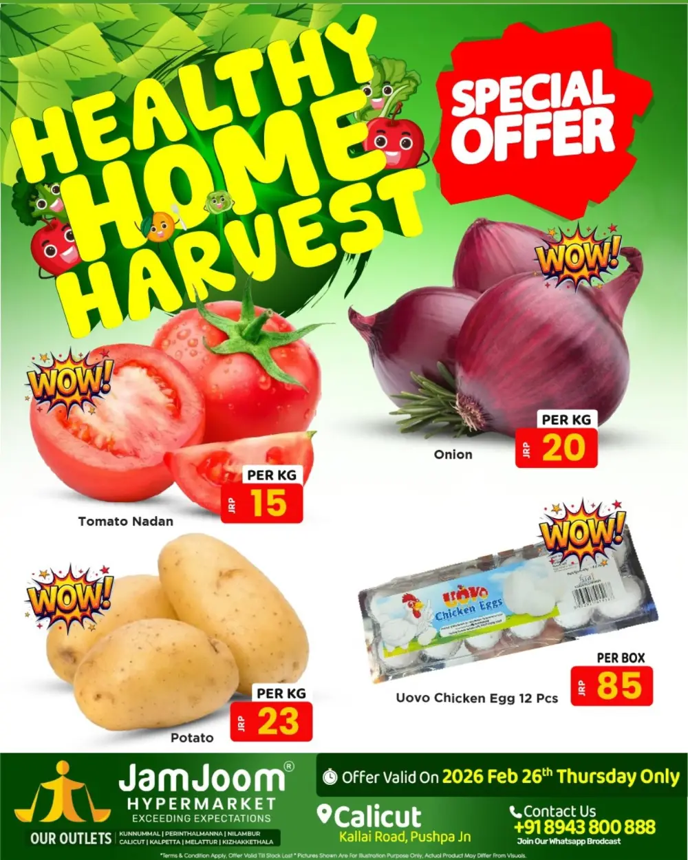 Today's Fresh Vegetable & Fruit Offers