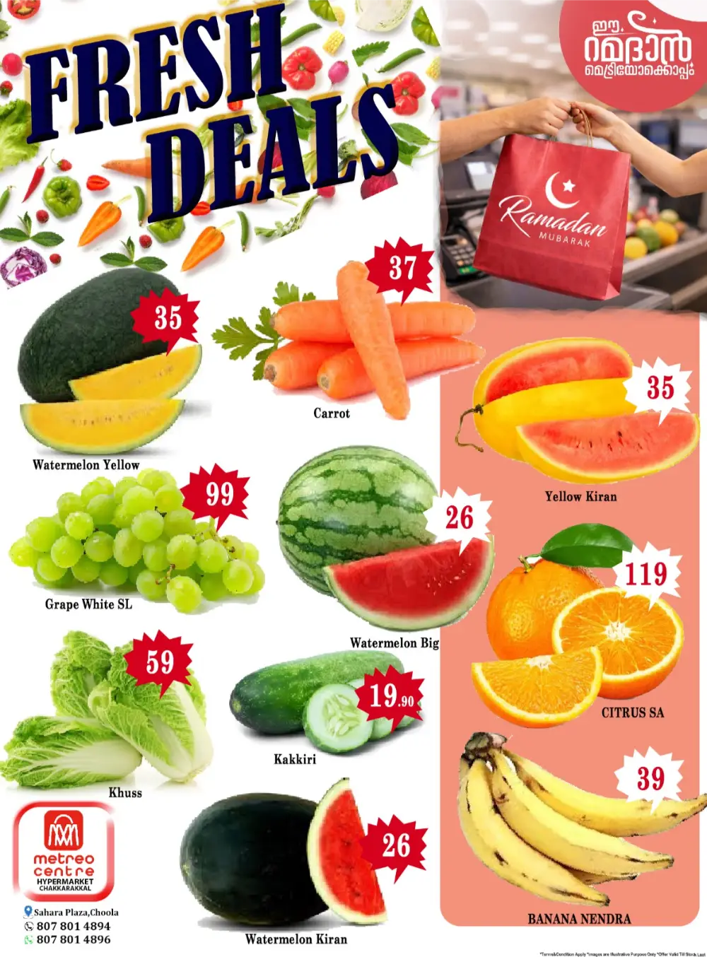 Today's Fresh Vegetable & Fruit Offers
