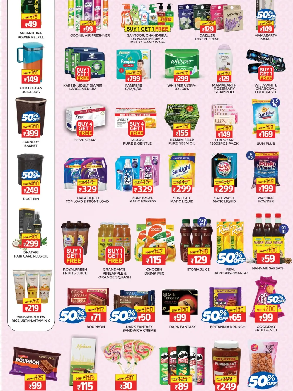 Big Festival Sale: Up to 70% Off on Groceries & Appliances