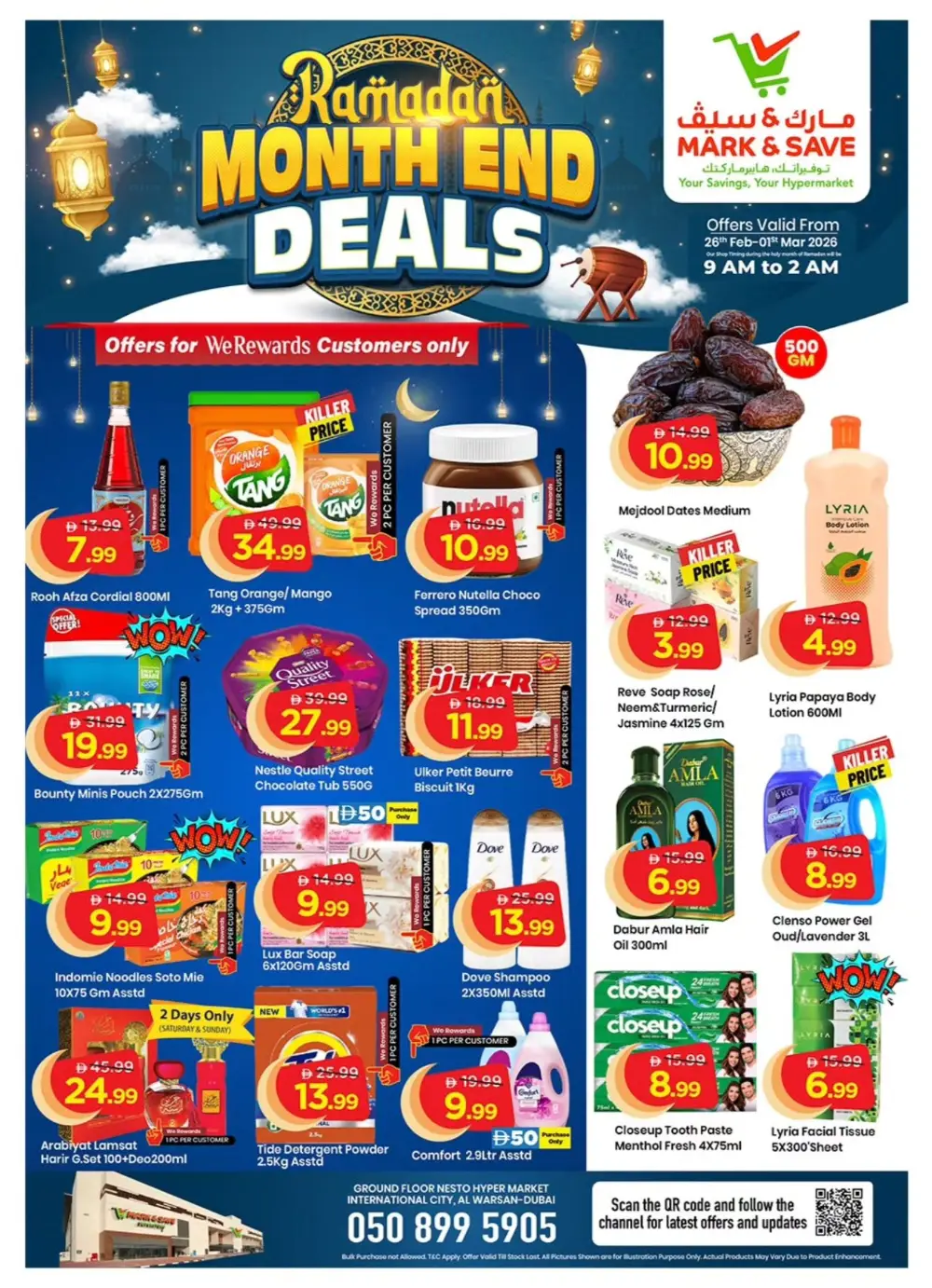 Ramadan Month End Deals | Al Warsan Branch Offers