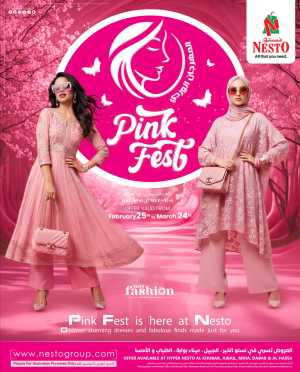 Pink Fest Beauty & Fashion Deals In Nesto Hypermarket Dammam,Al Hasa,Jubail,Al Khobar