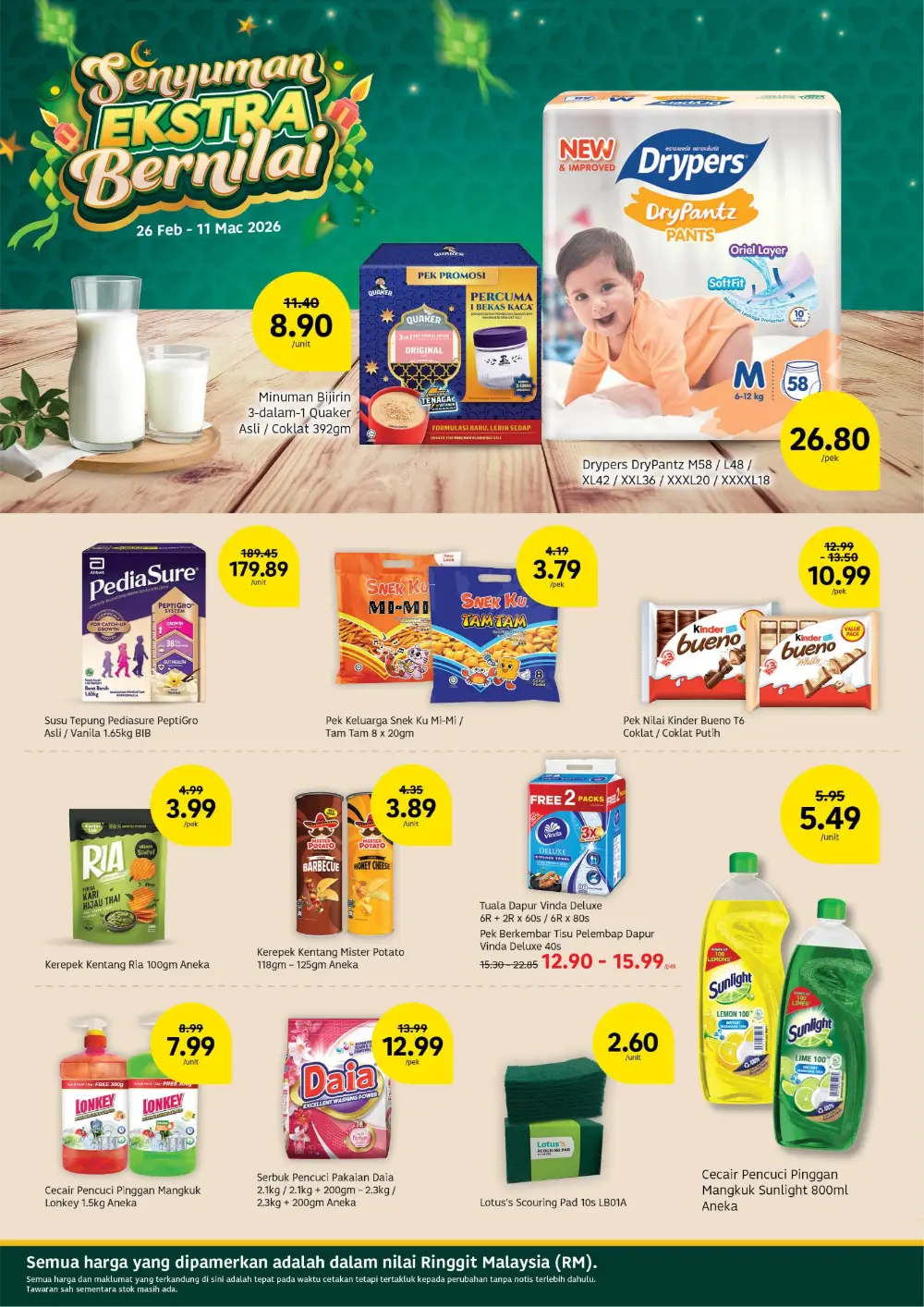 Raya 2026 Grocery & Kitchenware Offers | Weekly Promotion