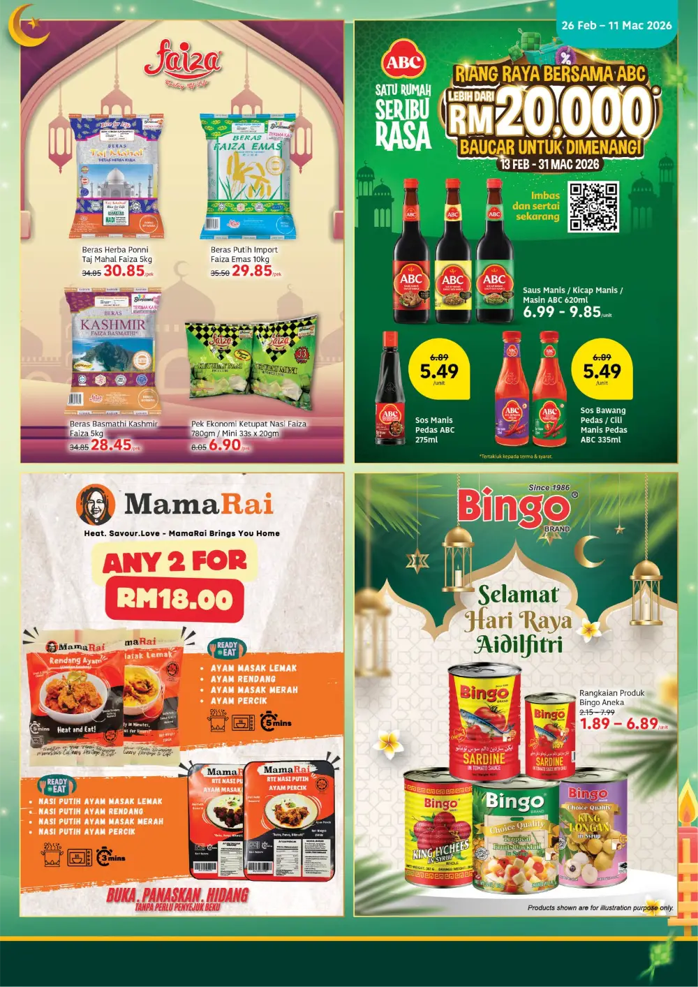 Raya 2026 Grocery & Kitchenware Offers | Weekly Promotion