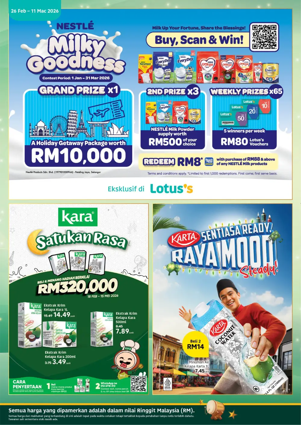 Raya 2026 Grocery & Kitchenware Offers | Weekly Promotion