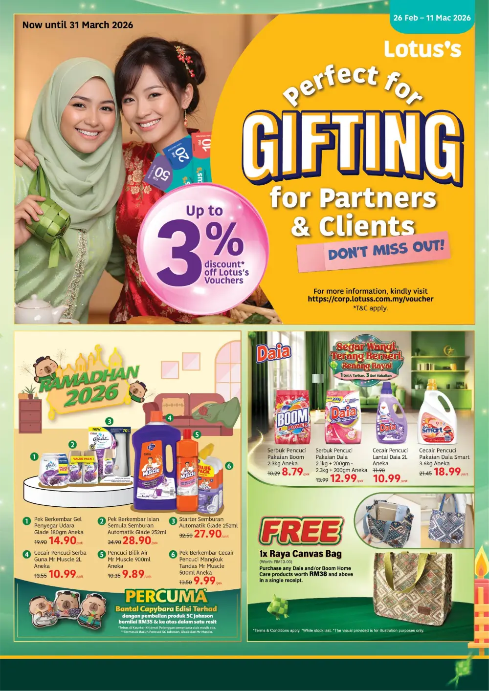 Raya 2026 Grocery & Kitchenware Offers | Weekly Promotion