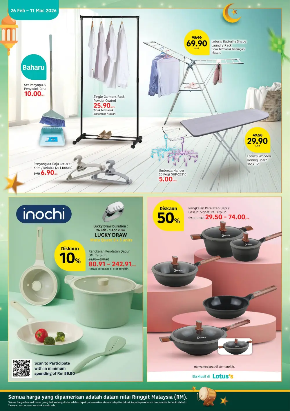 Raya 2026 Grocery & Kitchenware Offers | Weekly Promotion