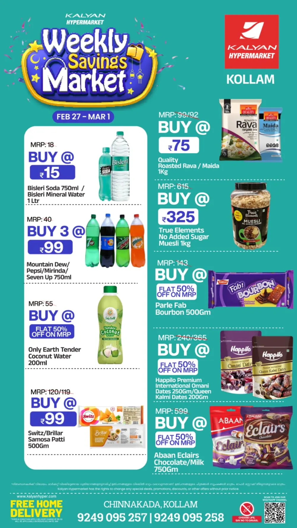Kalyan Hypermarket Kollam | Weekly Savings & Offers Feb 27 - Mar 1
