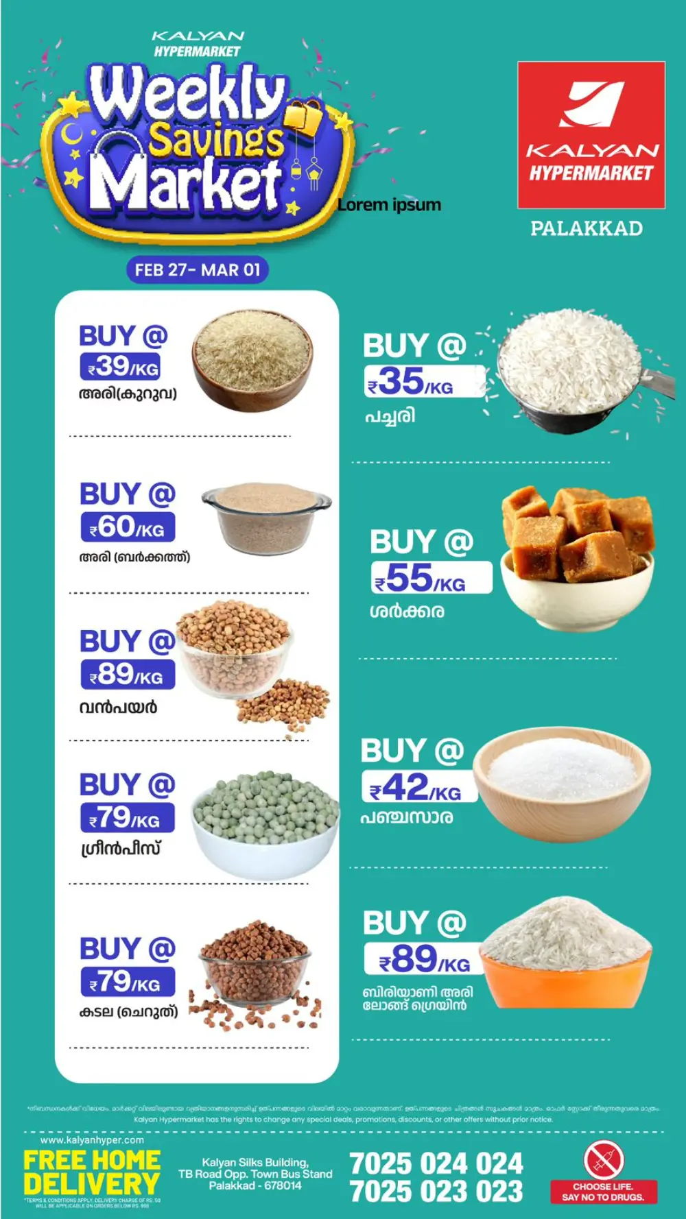 Kalyan Hypermarket Palakkad | Weekly Savings Market Offers