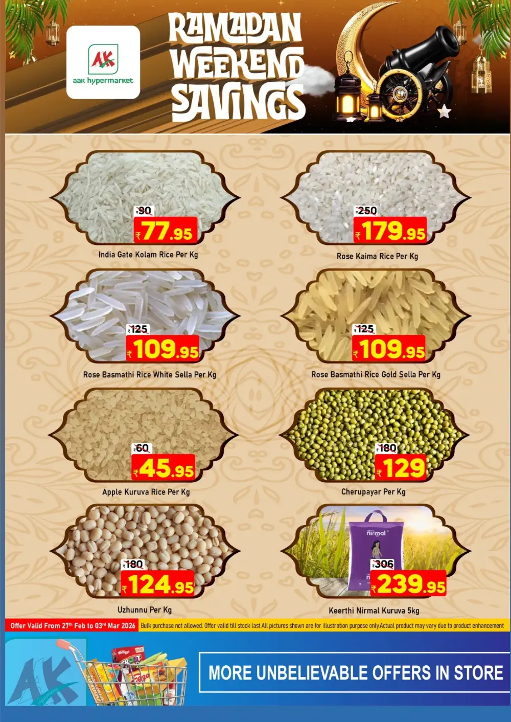 Weekend Grocery Deals & Ramadan Offers in Tirur