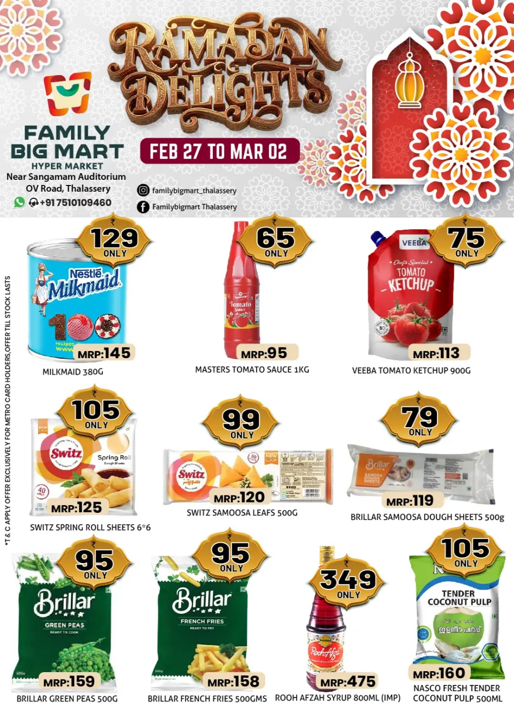 Family Big Mart Thalassery: Ramadan Delights Sale & Offers