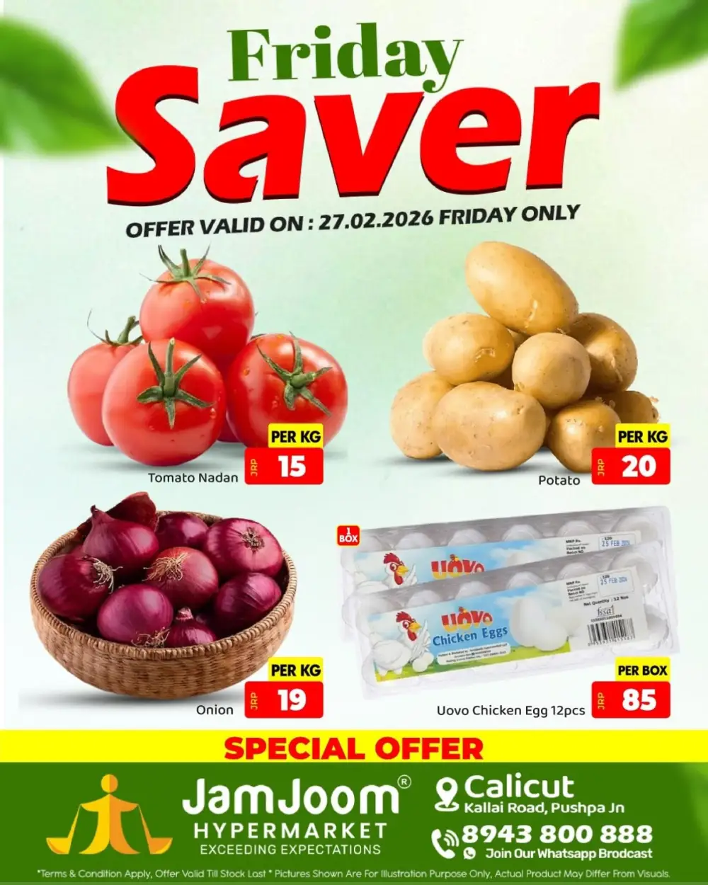 Friday Saver Sale at JamJoom Hypermarket Calicut