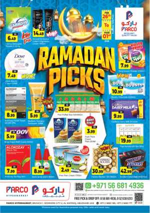 Parco Hypermarket Ramadan Picks Offers | Workers City-2 | Feb 26 – Mar 01 In PARCO Hypermarket Abu Dhabi