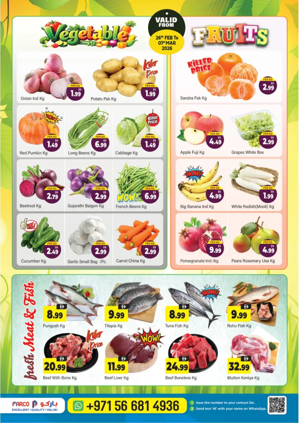 Parco Hypermarket Ramadan Picks Offers | Workers City-2 | Feb 26 – Mar 01