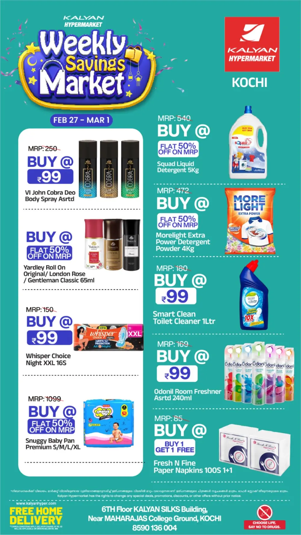 Kalyan Hypermarket Kochi | Weekly Savings Market Offers