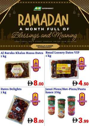 Ramadan Mega Sale In Abdulla & Nasir Supermarket Sharjah / Ajman