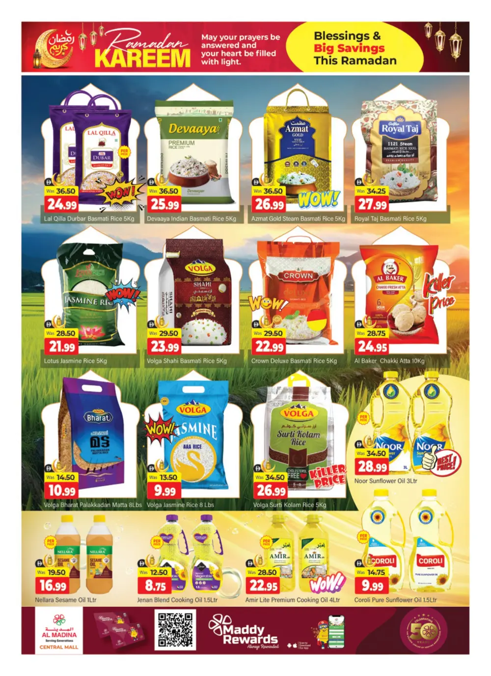 Ramadan Kareem Offers at Al Madina Hypermarket Central Mall | Valid Feb 27 - Mar 01