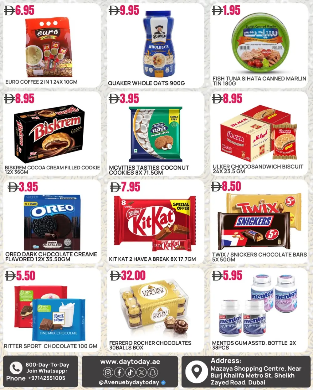 Weekly Deals at Avenue Day To Day Mazaya Centre | Valid until 2 March