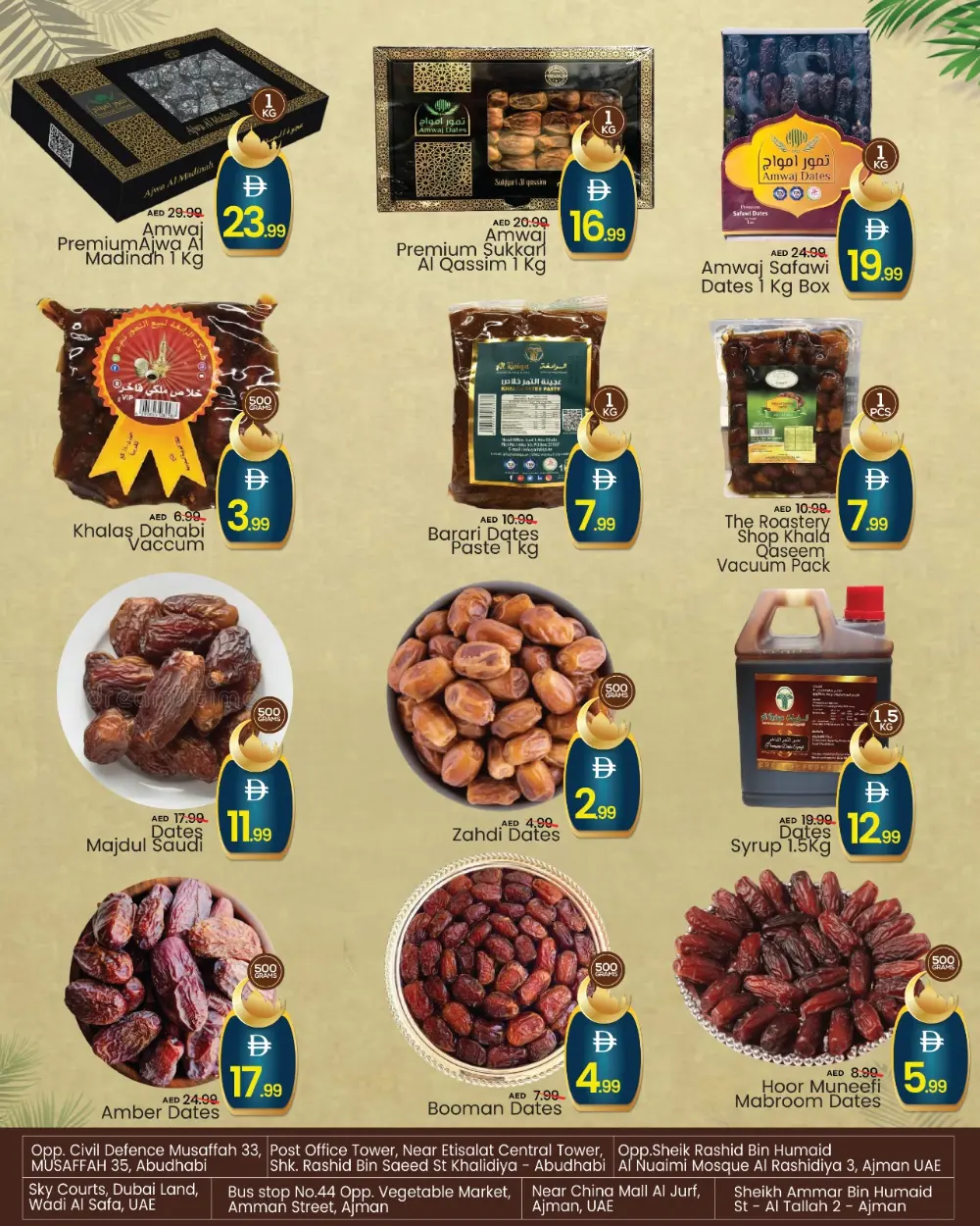 Dates Fest: Ajwa & Mejdool Deals | Valid until 11th March 2026