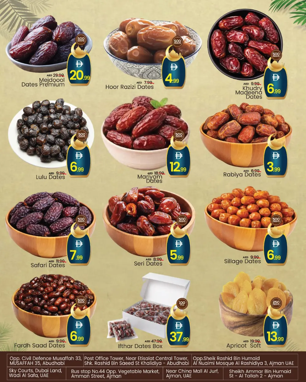 Dates Fest: Ajwa & Mejdool Deals | Valid until 11th March 2026