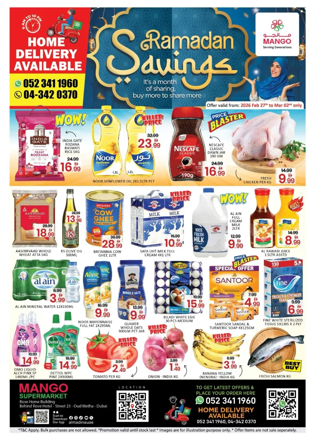 Ramadan Savings: Mango Supermarket Oud Metha | Ends Mar 2