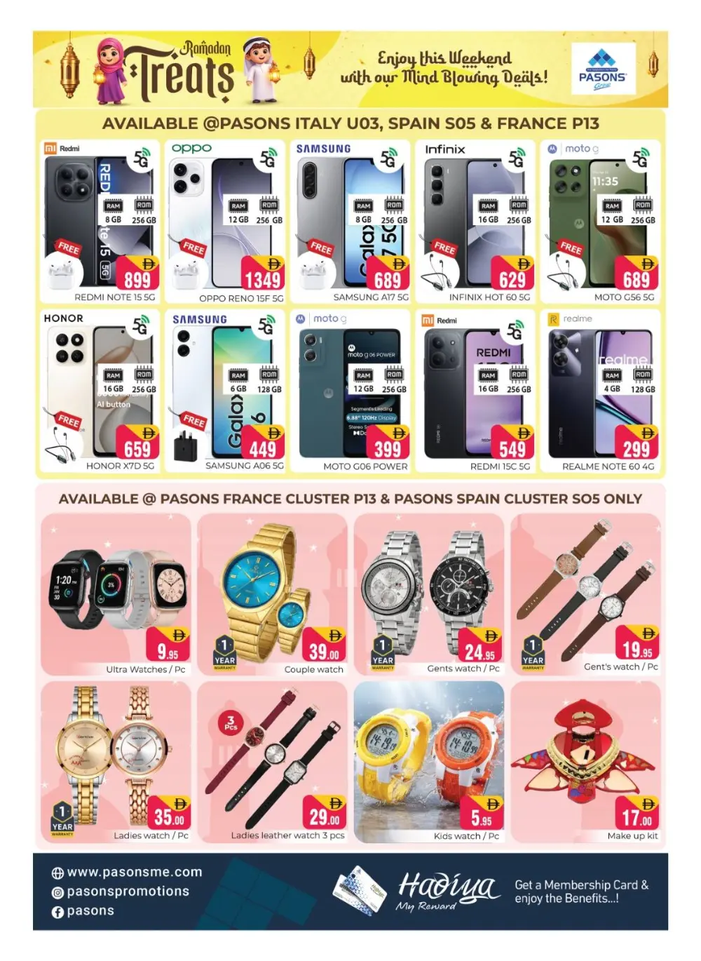 Ramadan Treats: Pasons Supermarket Offers | Expires Mar 1