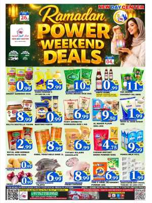 Ramadan Power Deals | New Day Center Sharjah | Ends Mar 4 In New Day Centre Sharjah / Ajman