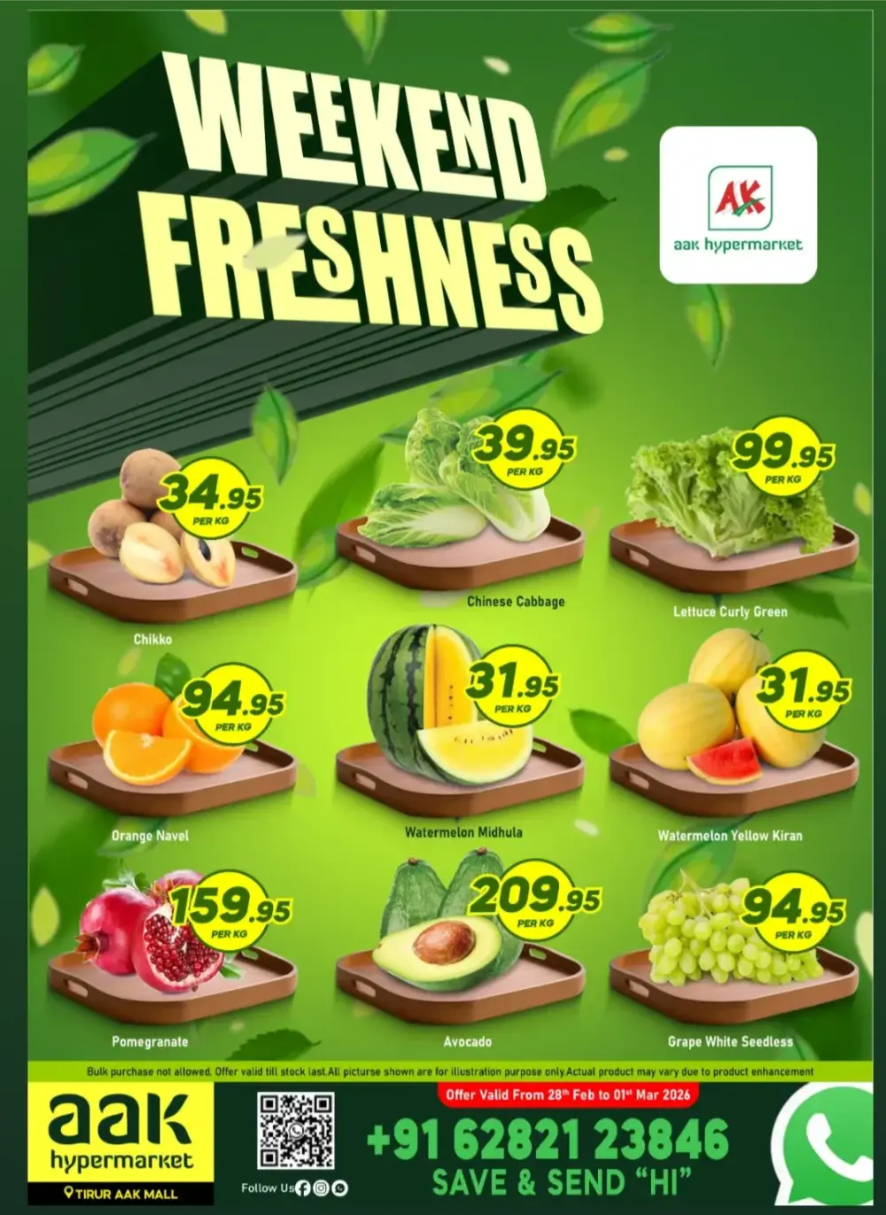 Weekend Fresh Deals