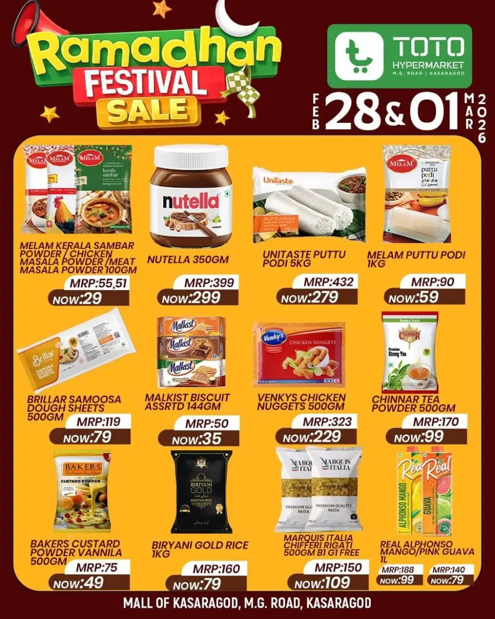 Ramadhan Festival Sale: Toto Hypermarket Kasaragod