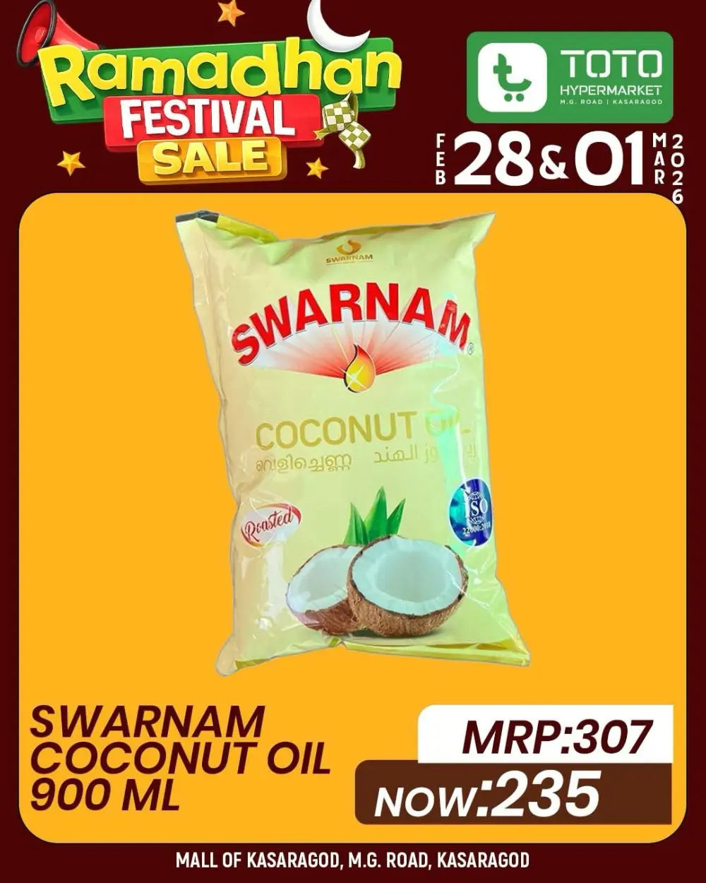 Ramadhan Festival Sale: Toto Hypermarket Kasaragod