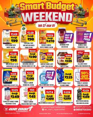 Weekend offer In We Mart Hypermarket Ernakulam
