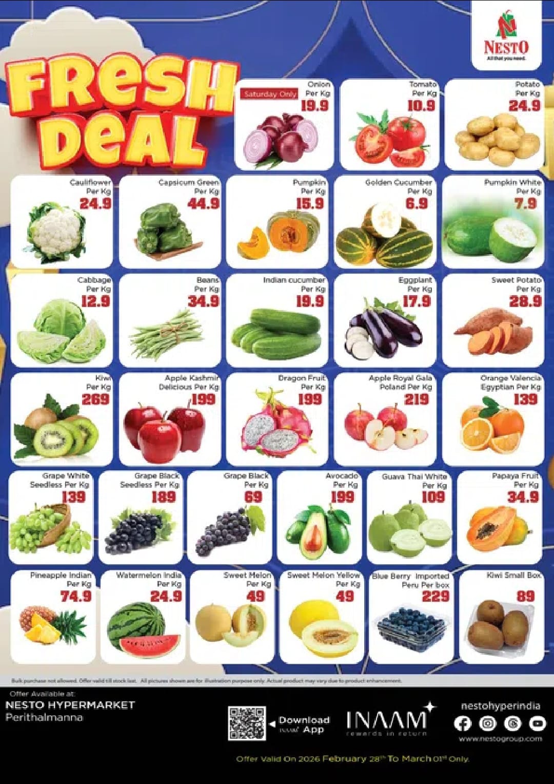 Fresh Vegetable & Fruit Offers